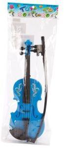 Скрипка голуб., 25 см, пакет