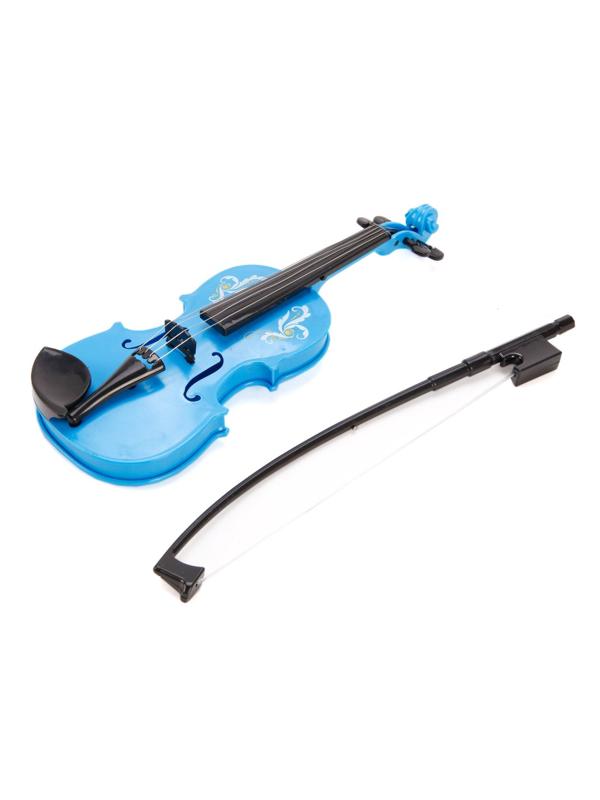 Скрипка голуб., 25 см, пакет