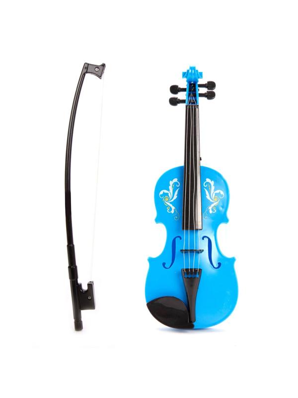 Скрипка голуб., 25 см, пакет