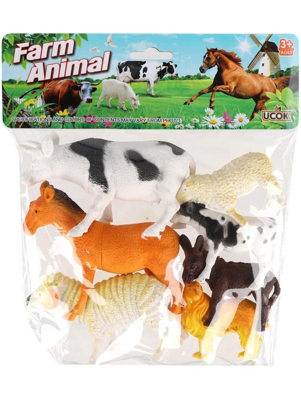 Набор домашних животных Farm animal, 9-16см, 7шт.