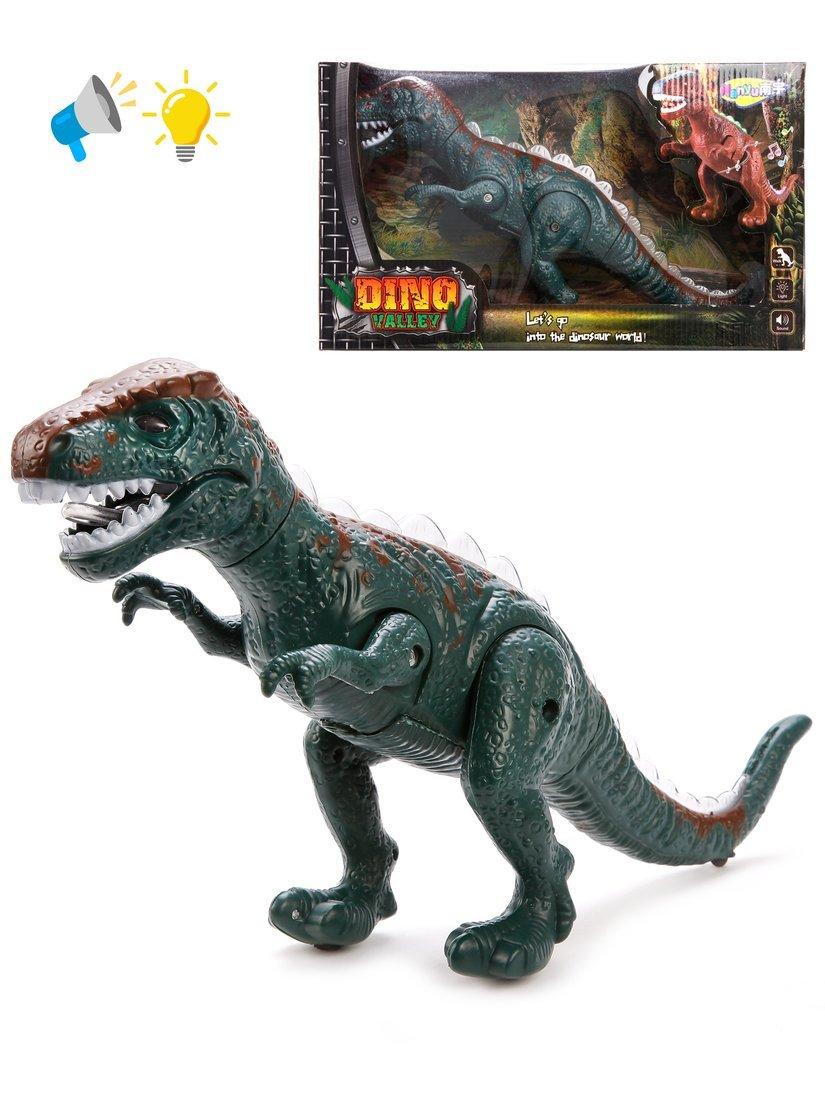 Динозавр эл., свет, звук, эл.пит.AA*3шт. не вх.в компл., в ассорт., коробка