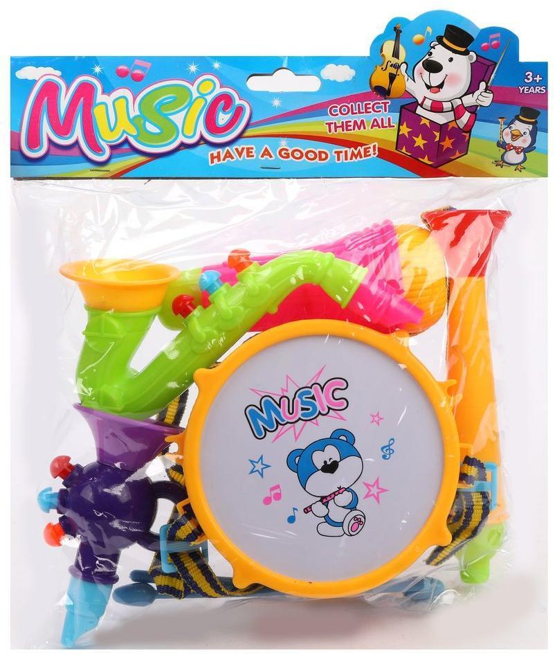 Набор музык.инструментов 7 предметов, в ассорт., пакет