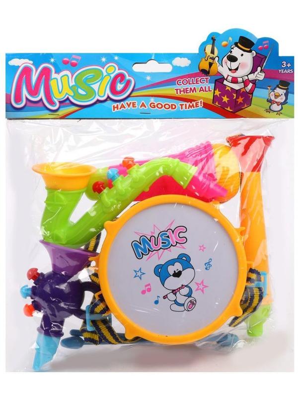 Набор музык.инструментов 7 предметов, в ассорт., пакет