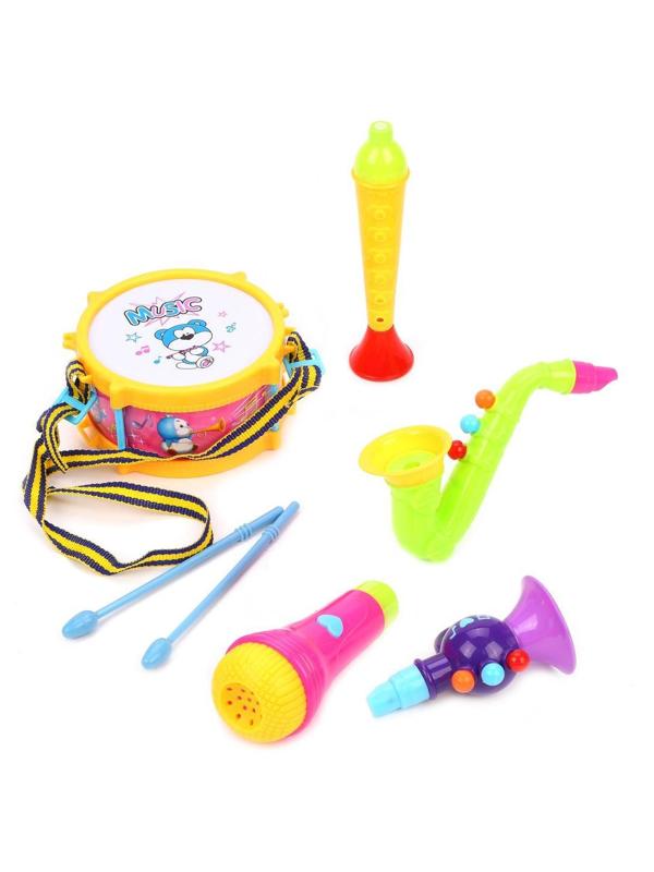 Набор музык.инструментов 7 предметов, в ассорт., пакет