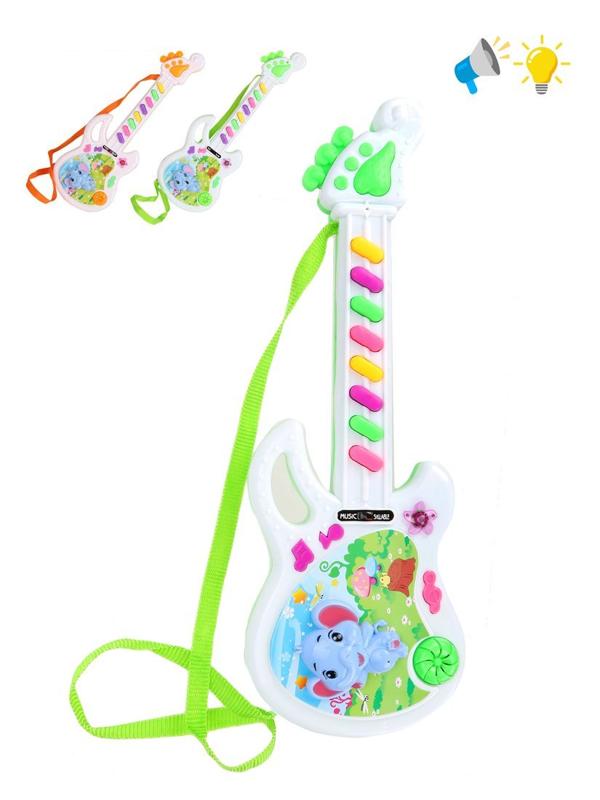 Гитара эл. Слоник, в ассорт., батар. AA*2шт. не вх. в компл