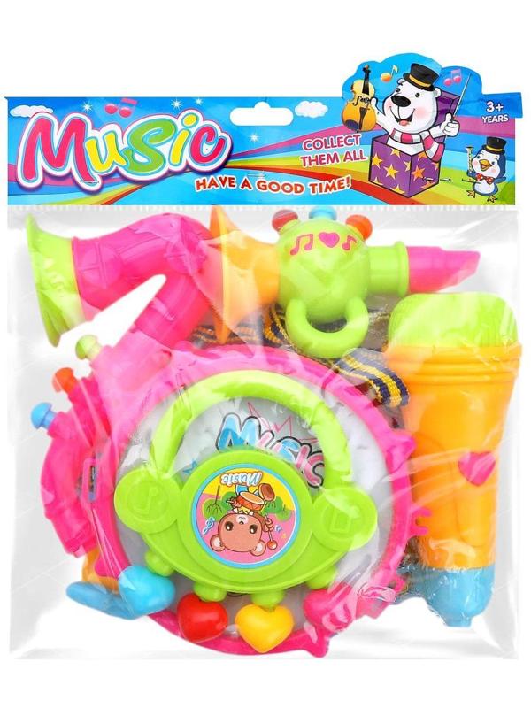 Набор музык. Инструментов Карнавал 5 предм., в ассот., пакет