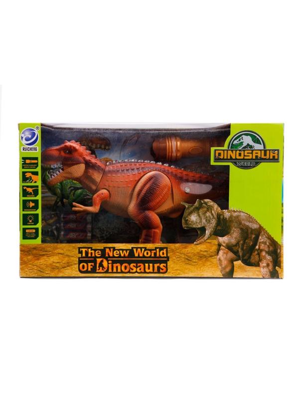 Динозавр на ИК управлении, 1 канал, свет, звук, проектор, пульт в виде
фонарика, эл.пит.AA*5шт. не вх.в комплект