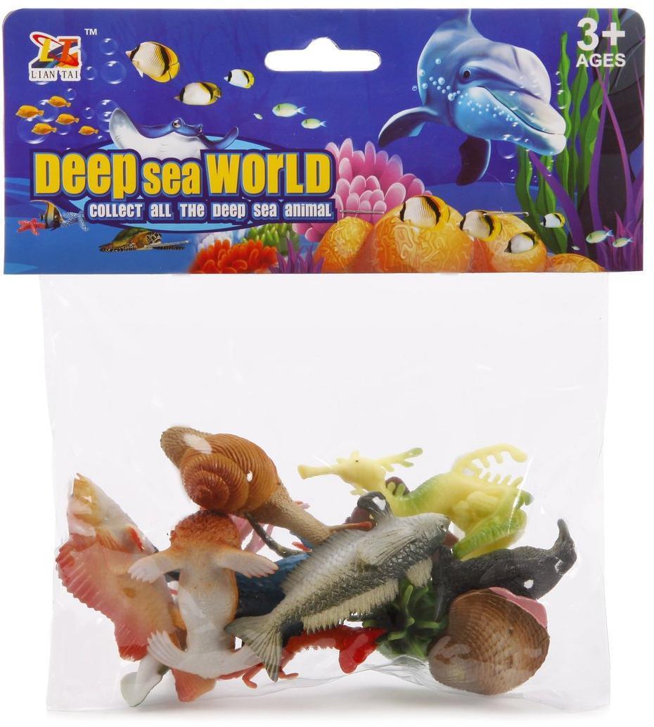 Набор фигурок Морские животные, 12 шт, в ассорт.