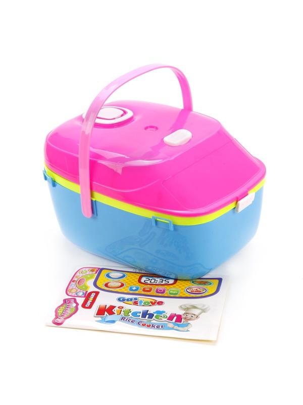 Плита с набором посуды, продуктов (20 предм.) и наклеек., кор.