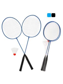 Бадминтон X-Match мет., волан, сетка, в ассорт.