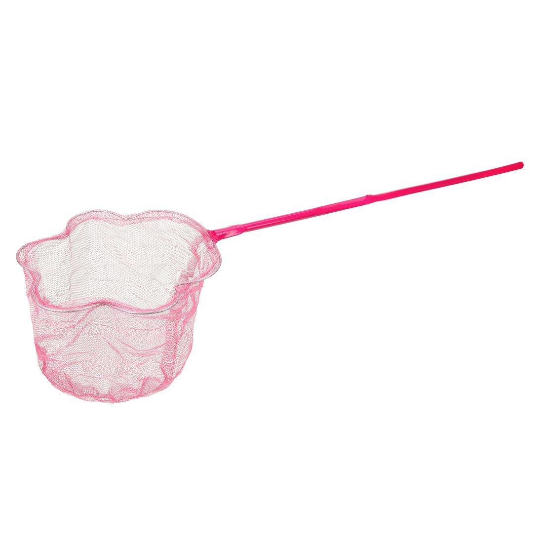 Сачок детский фигурный Цветочек 20 см, ручка 60 см, в ассорт.