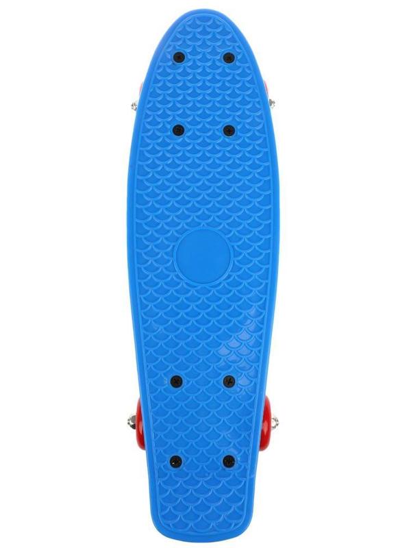 Скейтборд пластик 41 см, колеса PVC, крепления пластик, в ассорт.