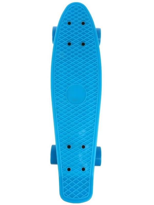 Скейтборд пластик 56 см, колеса PU, крепления алюмин., усиленная дека, в
ассорт.