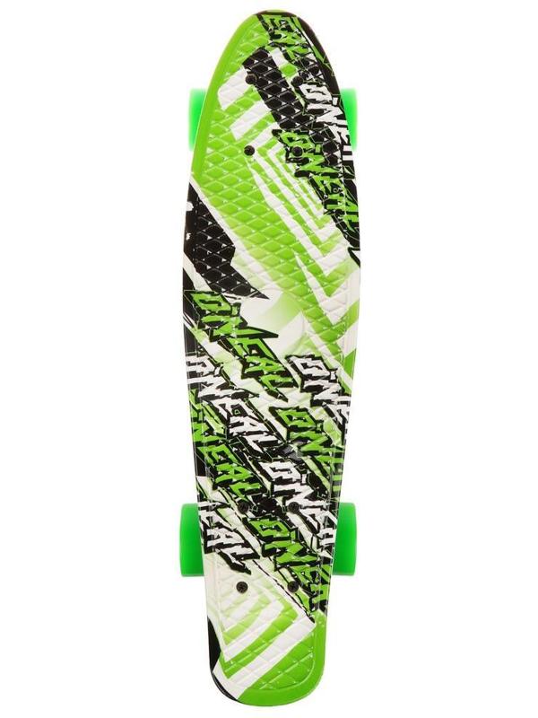 Скейтборд пластик 56 см принт, колеса PU, крепления алюмин., в ассорт.