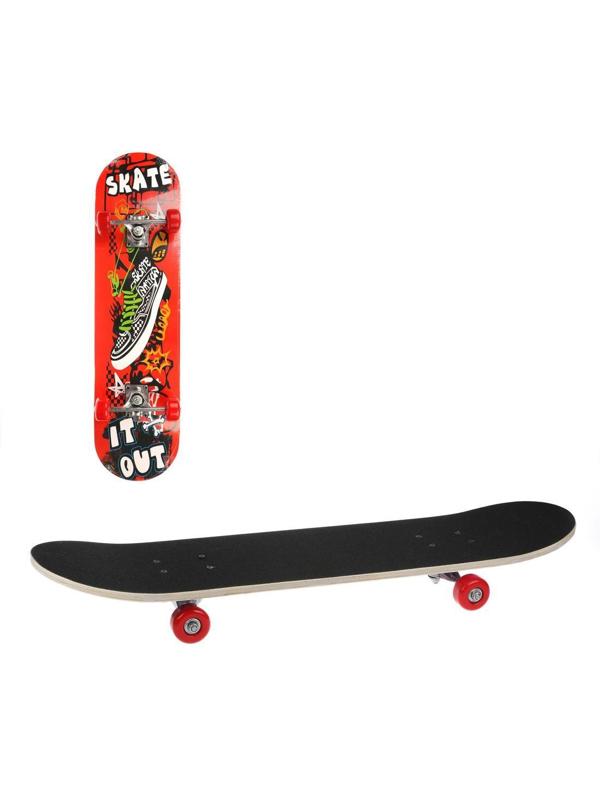Скейтборд 80х20 см, PVC колеса