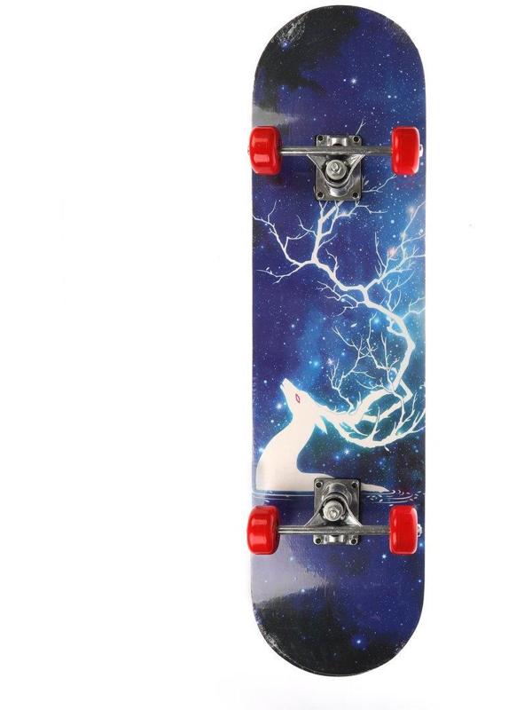 Скейтборд 80х20 см, PVC колеса