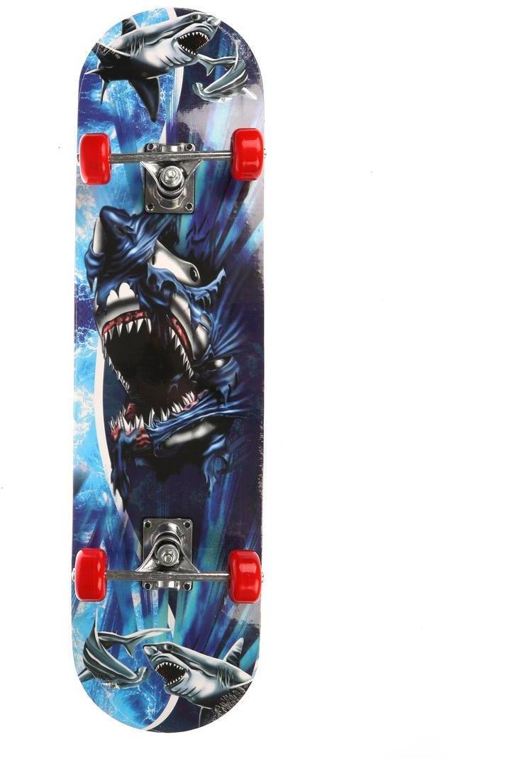 Скейтборд 80х20 см, PVC колеса