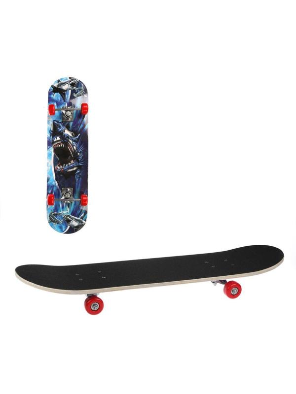 Скейтборд 80х20 см, PVC колеса