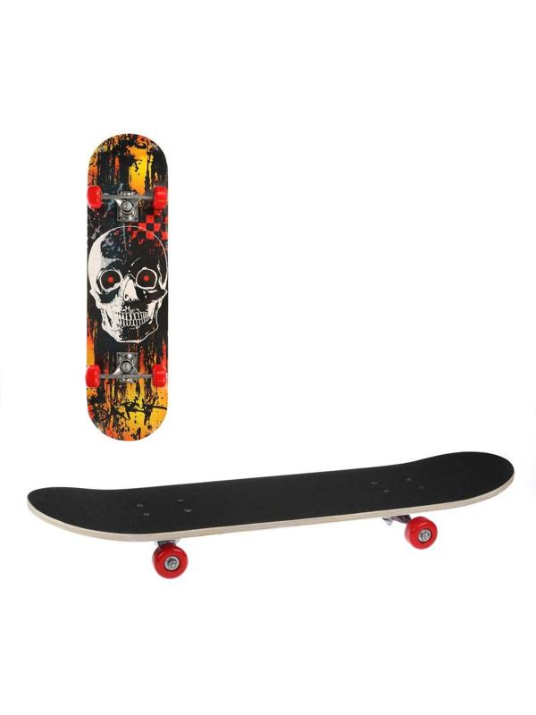 Скейтборд 80х20 см, PVC колеса