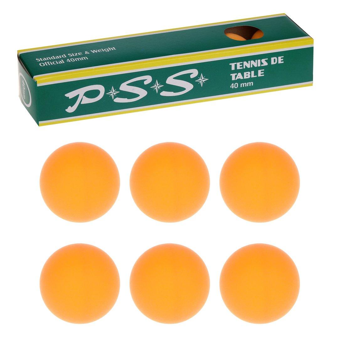 Шарики д/наст.тенниса тяж, 6 штук, коробка