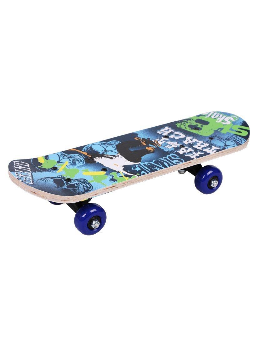 Скейтборд дерев. PVC колеса без света 43*13 см макс. нагрузка до 30 кг., в
ассорт