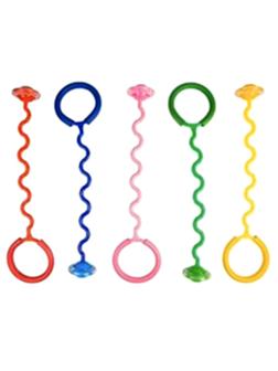 Скакалка Змейка, Диск PVC со светом, 1/орр, 5 цветов микс в ассорт.