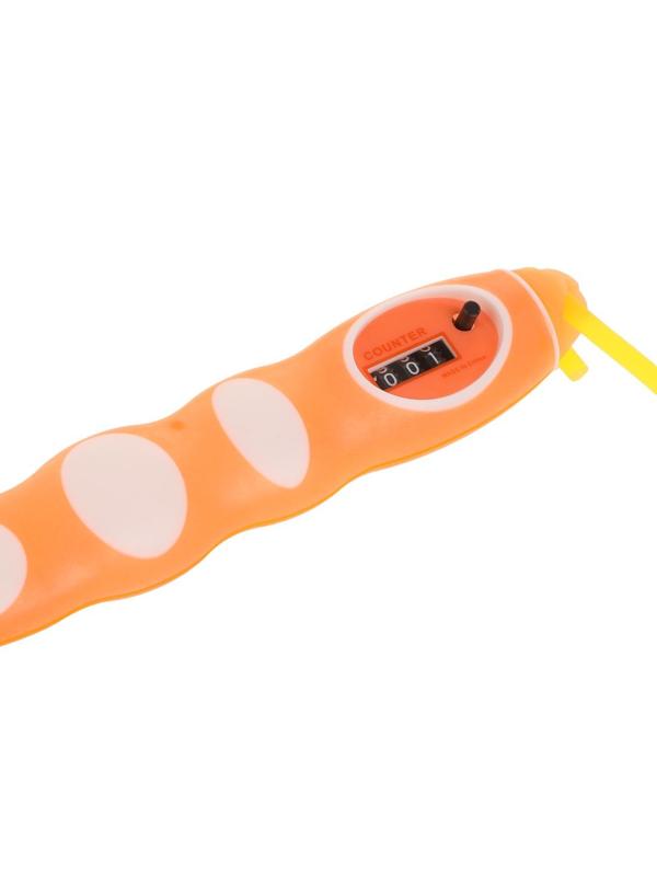 Скакалка , 3м, ручка пластик со счетчиком, веревка платик, в ассорот.