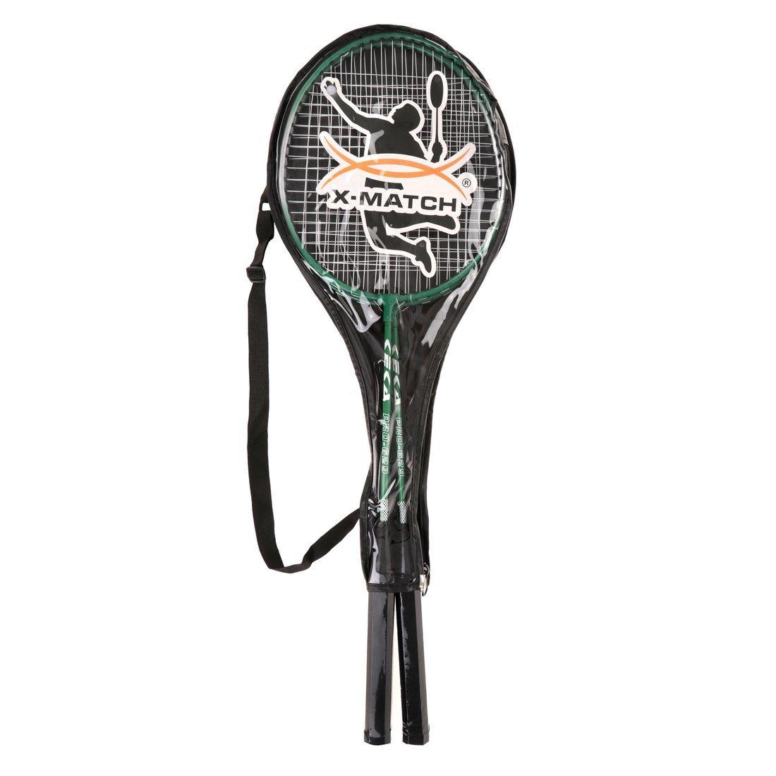Бадминтон X-Match мет. 63*20 см., без волана, чехол, в ассорт.