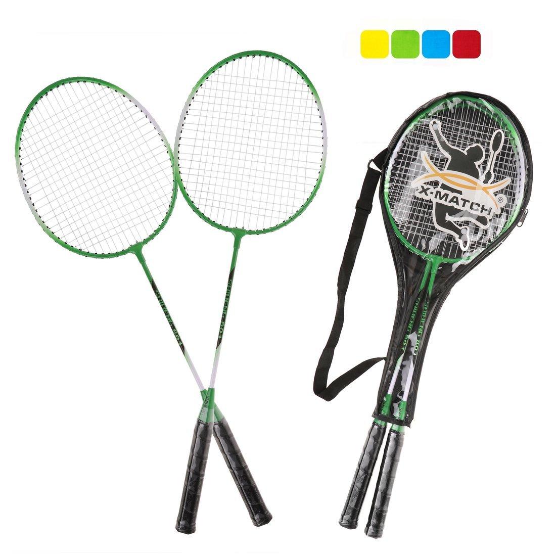 Бадминтон X-Match мет. 66*20 см., без волана, чехол, в ассорт.