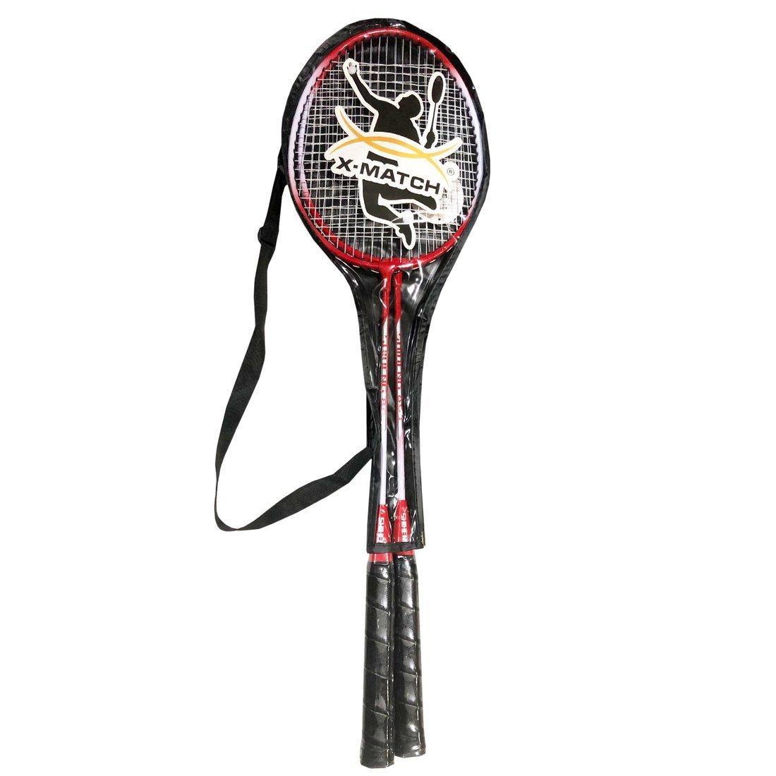 Бадминтон X-Match мет. 66*20 см., без волана, чехол, в ассорт.