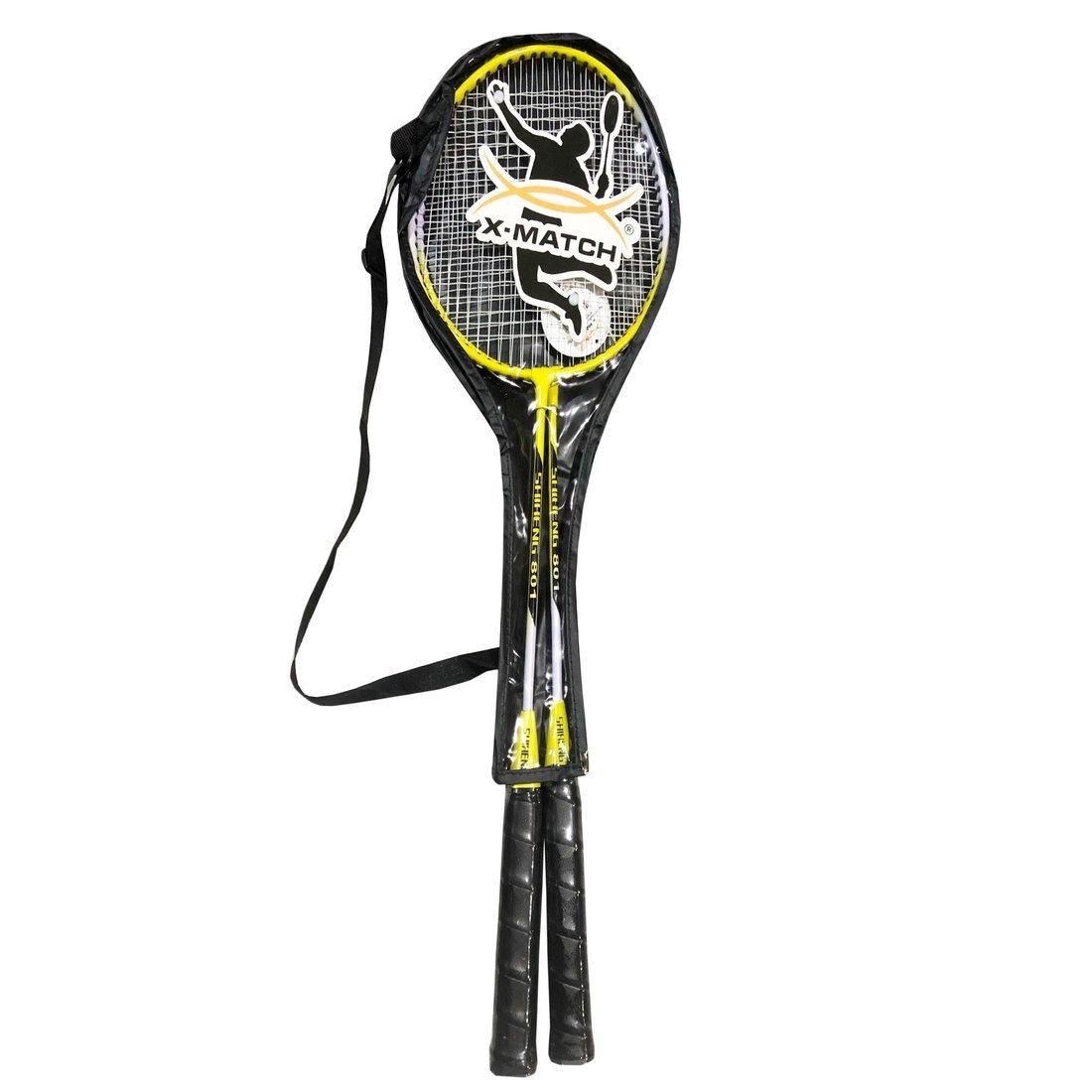 Бадминтон X-Match мет. 66*20 см., без волана, чехол, в ассорт.