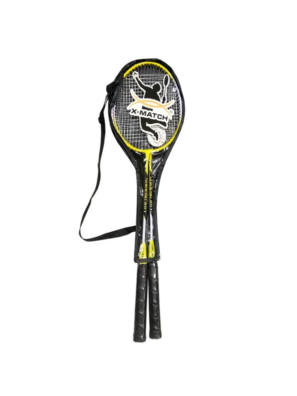 Бадминтон X-Match мет. 66*20 см., без волана, чехол, в ассорт.