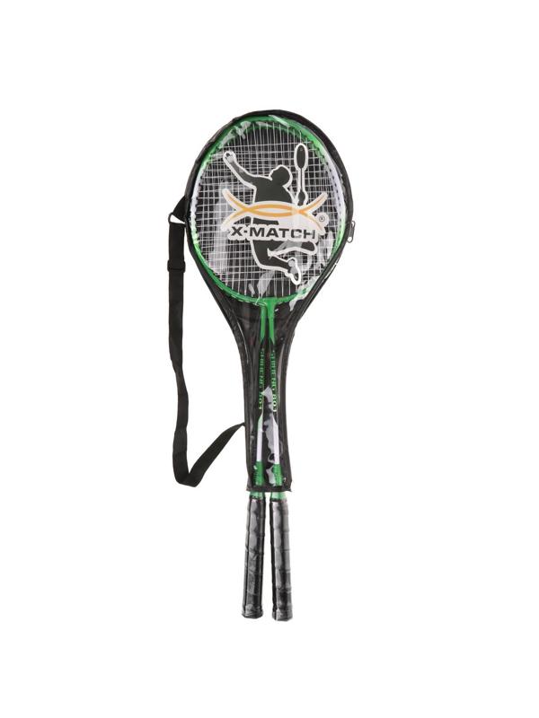 Бадминтон X-Match мет. 66*20 см., без волана, чехол, в ассорт.