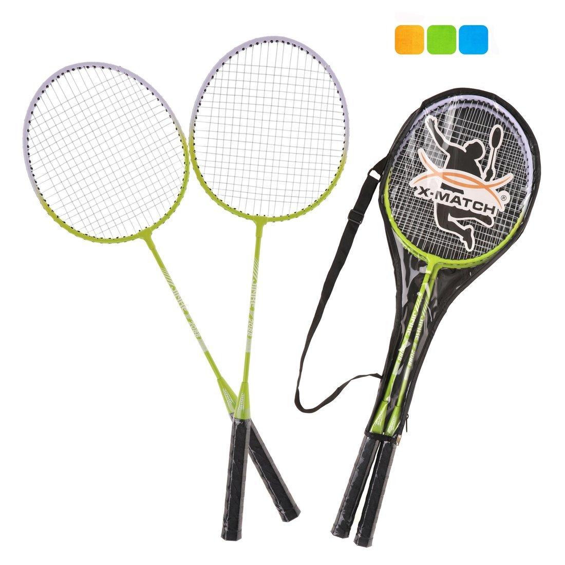 Бадминтон X-Match мет. 65*20 см., без волана, чехол, в ассорт.