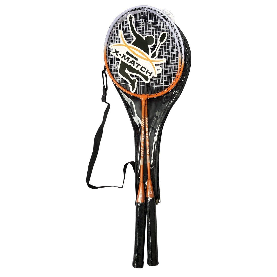 Бадминтон X-Match мет. 65*20 см., без волана, чехол, в ассорт.