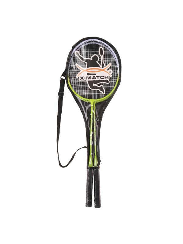 Бадминтон X-Match мет. 65*20 см., без волана, чехол, в ассорт.