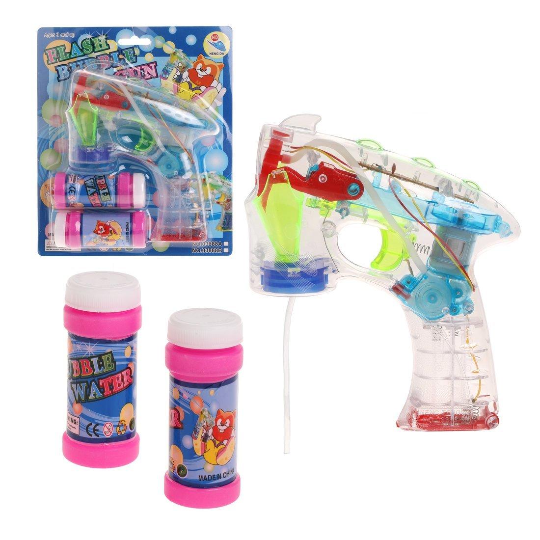 Мыльные пузыри, свет, 2 баллончика 55 мл., эл.пит.AA*3шт. не вх.в комп.