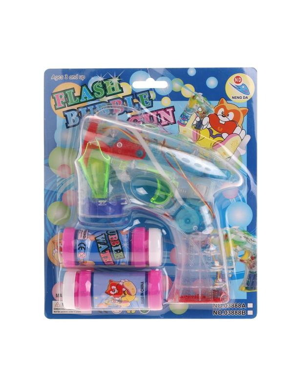 Мыльные пузыри, свет, 2 баллончика 55 мл., эл.пит.AA*3шт. не вх.в комп.