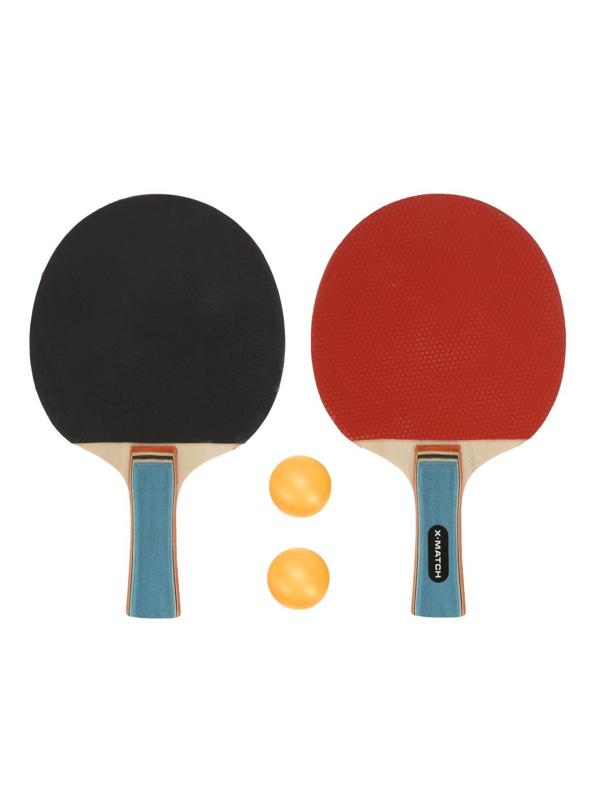 Набор для наст.тенниса, комплектность: 2 ракетки 8 мм., 2 шарика