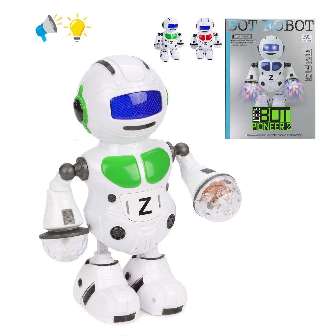 Робот эл., свет, звук, эл.пит.АА*3шт.не вх.в комплект, в ассортименте