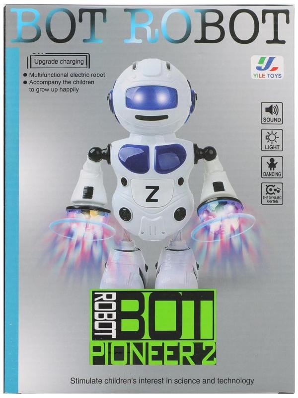 Робот эл., свет, звук, эл.пит.АА*3шт.не вх.в комплект, в ассортименте