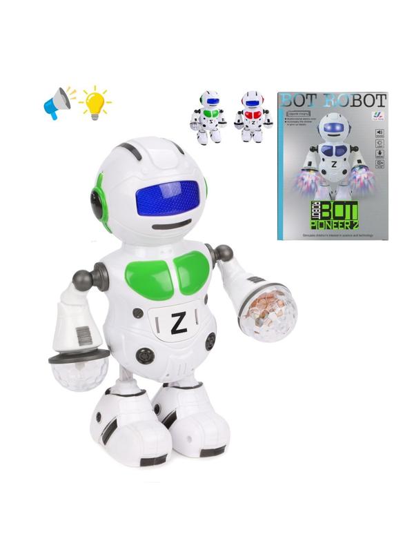 Робот эл., свет, звук, эл.пит.АА*3шт.не вх.в комплект, в ассортименте