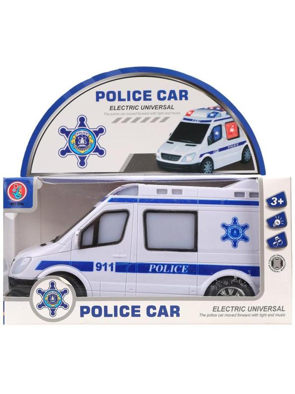 Машина эл, Полиция, свет, звук, эл.пит.AA*3шт. не вх.в компл.