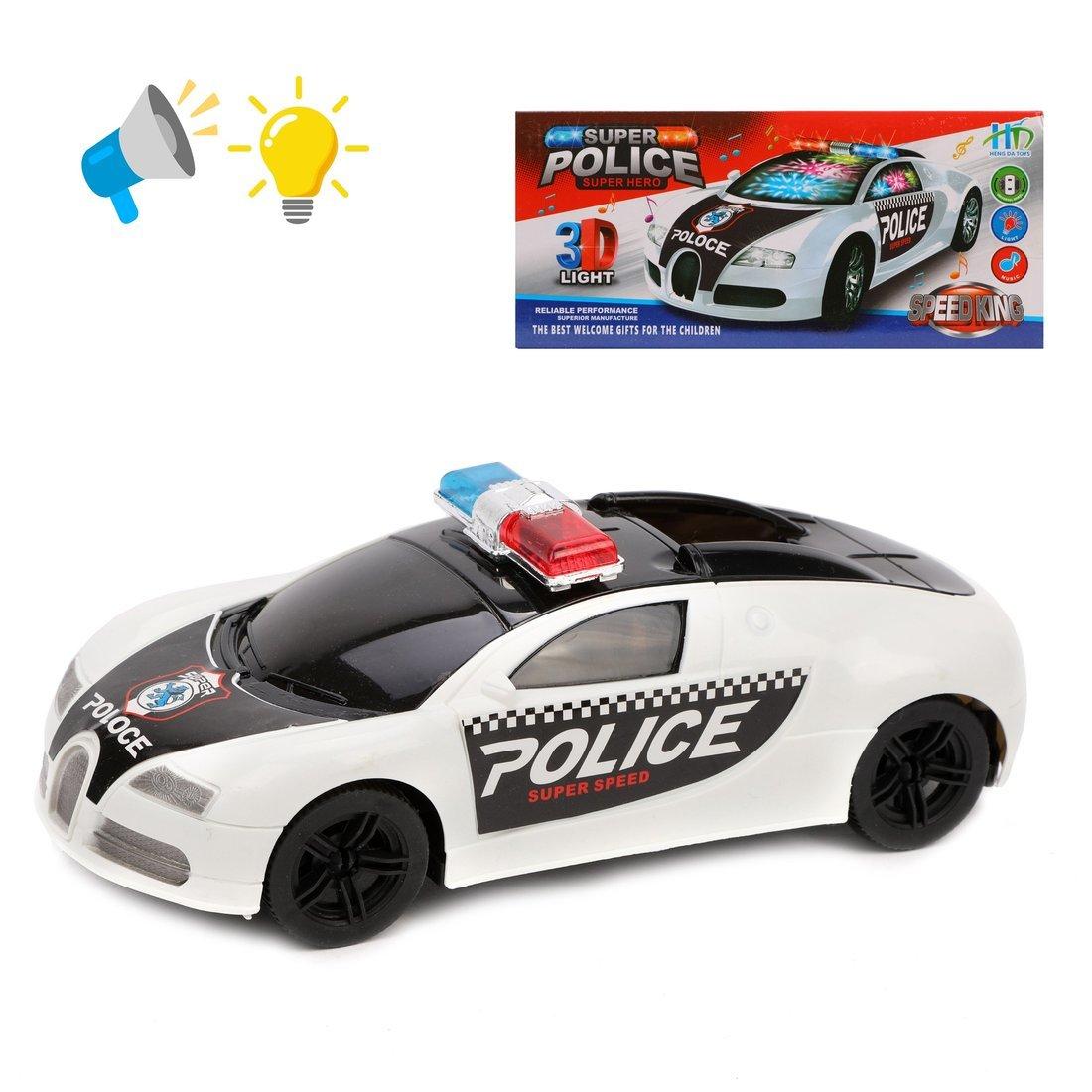 Машина эл., Полиция, свет, звук, эл.пит.AA*3шт. не вх.в компл., коробка, в
ассортименте