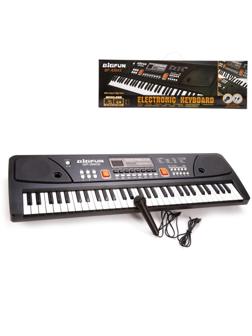 Синтезатор Bigfun 61 клав., запись, микрофон., черн., батар.AA*4шт. в компл.не
вх., кор.