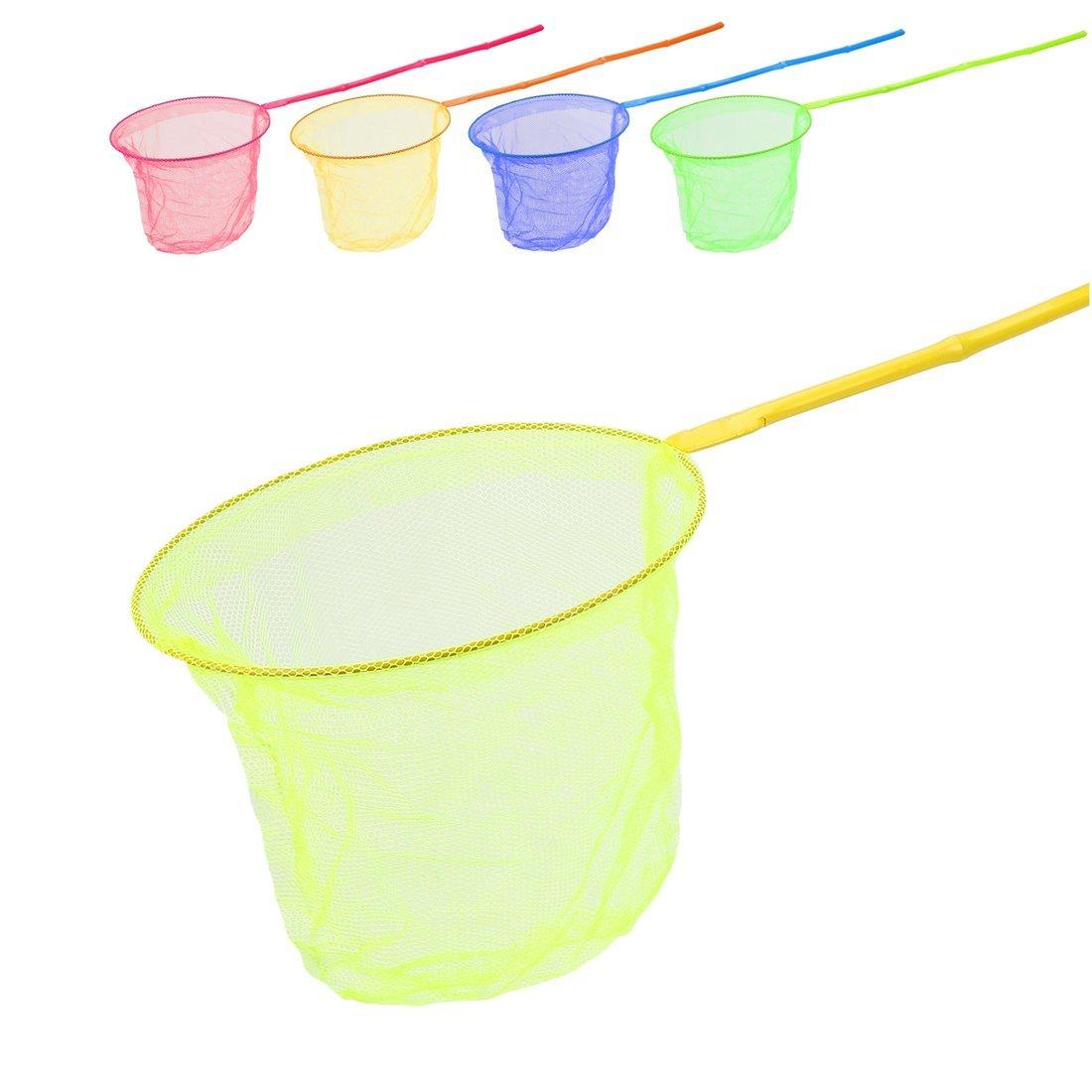 Сачок детский 18 см, ручка 60 см, в ассорт.