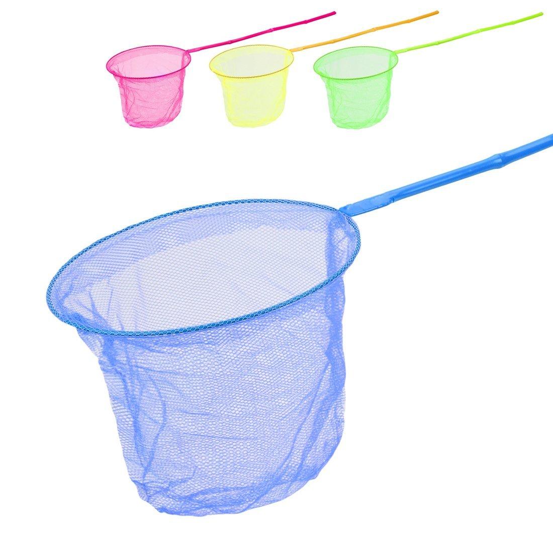 Сачок детский 25 см, ручка 60 см, в ассорт.