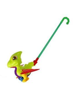 Каталка Дракоша, машет крыльями, звук, в ассорт.