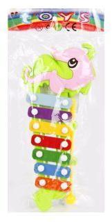 Ксилофон конек, 7 тонов, в ассорт., пакет