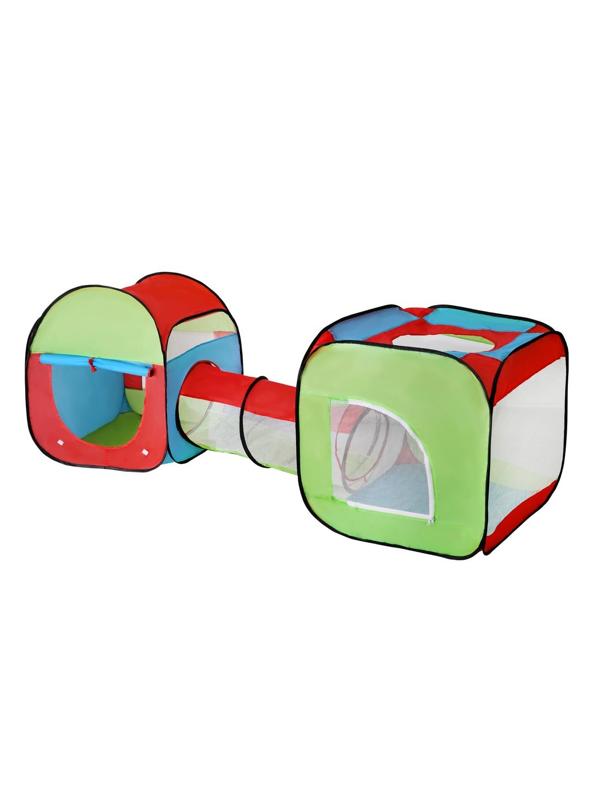Палатка игровая с туннелем, 83*78*235см, сумка на молнии